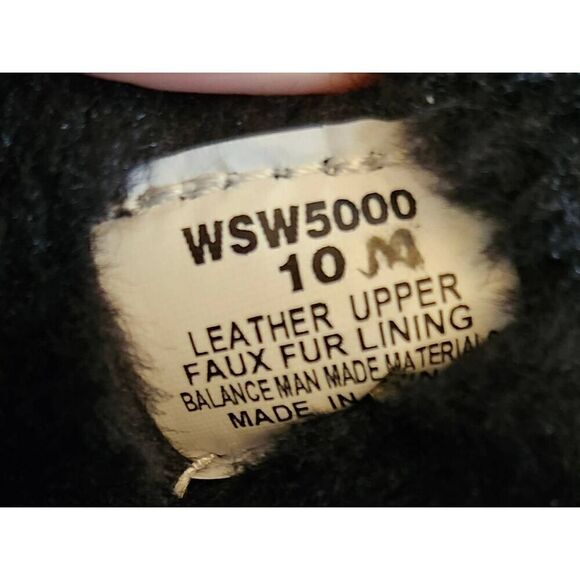 Sperry Elayna Winter Duck Booties Womens Size 10M Black Suede Leather Lace up - Picture 6 of 6